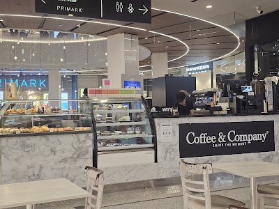 Interior of Coffee & Company in Barcelona