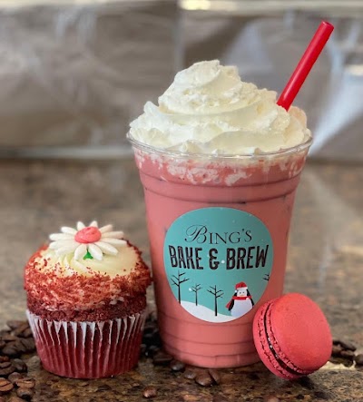 Bing's Bake and Brew coffee