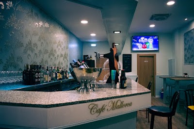Interior of Café Mallorca in Gijón