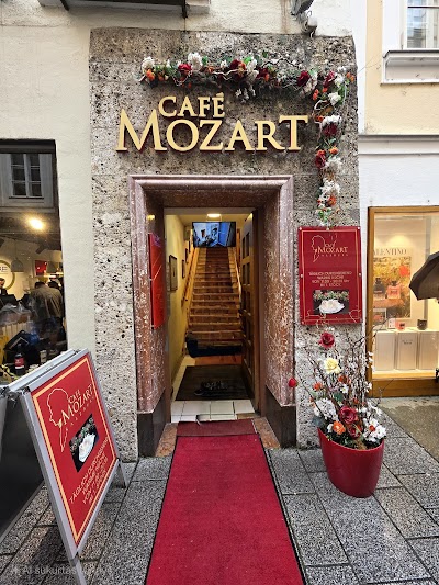 Interior of Café Mozart in